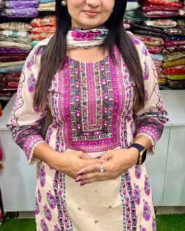 Pure Cotton Suit Set