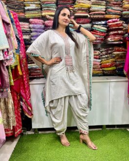 Designer Kaftan Coord with Dhoti