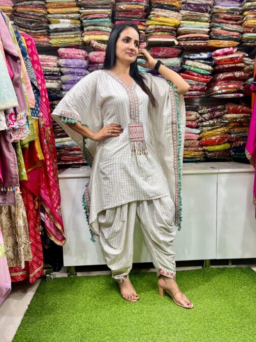 Designer Kaftan Coord with Dhoti