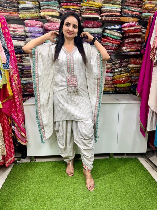 Designer Kaftan Coord with Dhoti