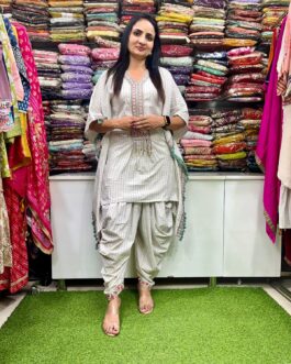 Designer Kaftan Coord with Dhoti