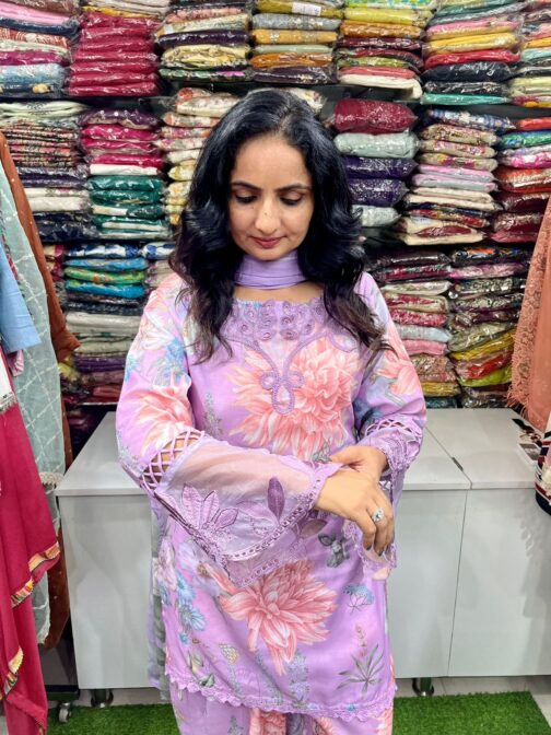 Cotton Suit with Farshi Salwar