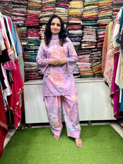 Cotton Suit with Farshi Salwar