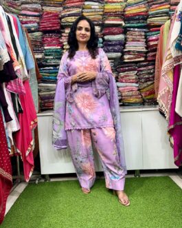 Cotton Suit with Farshi Salwar