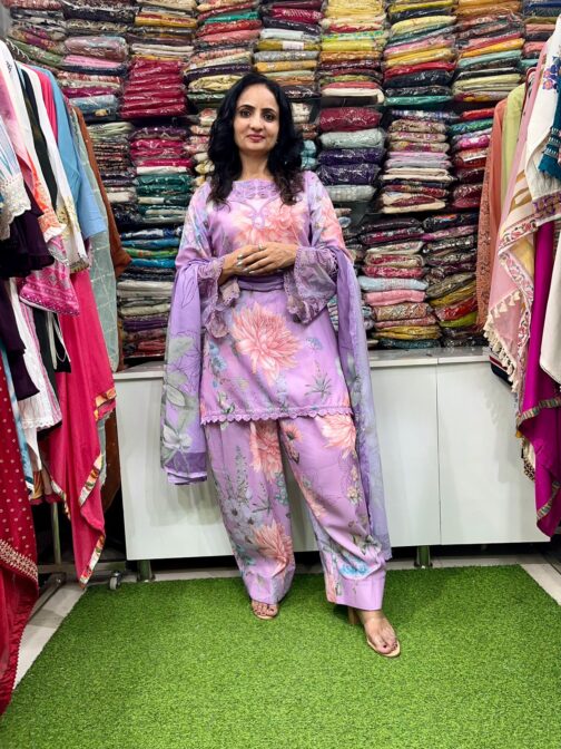 Cotton Suit with Farshi Salwar