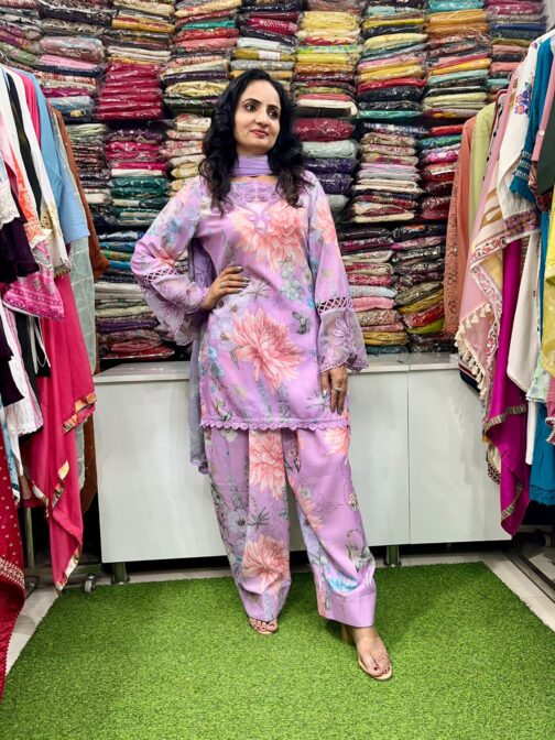 Cotton Suit with Farshi Salwar