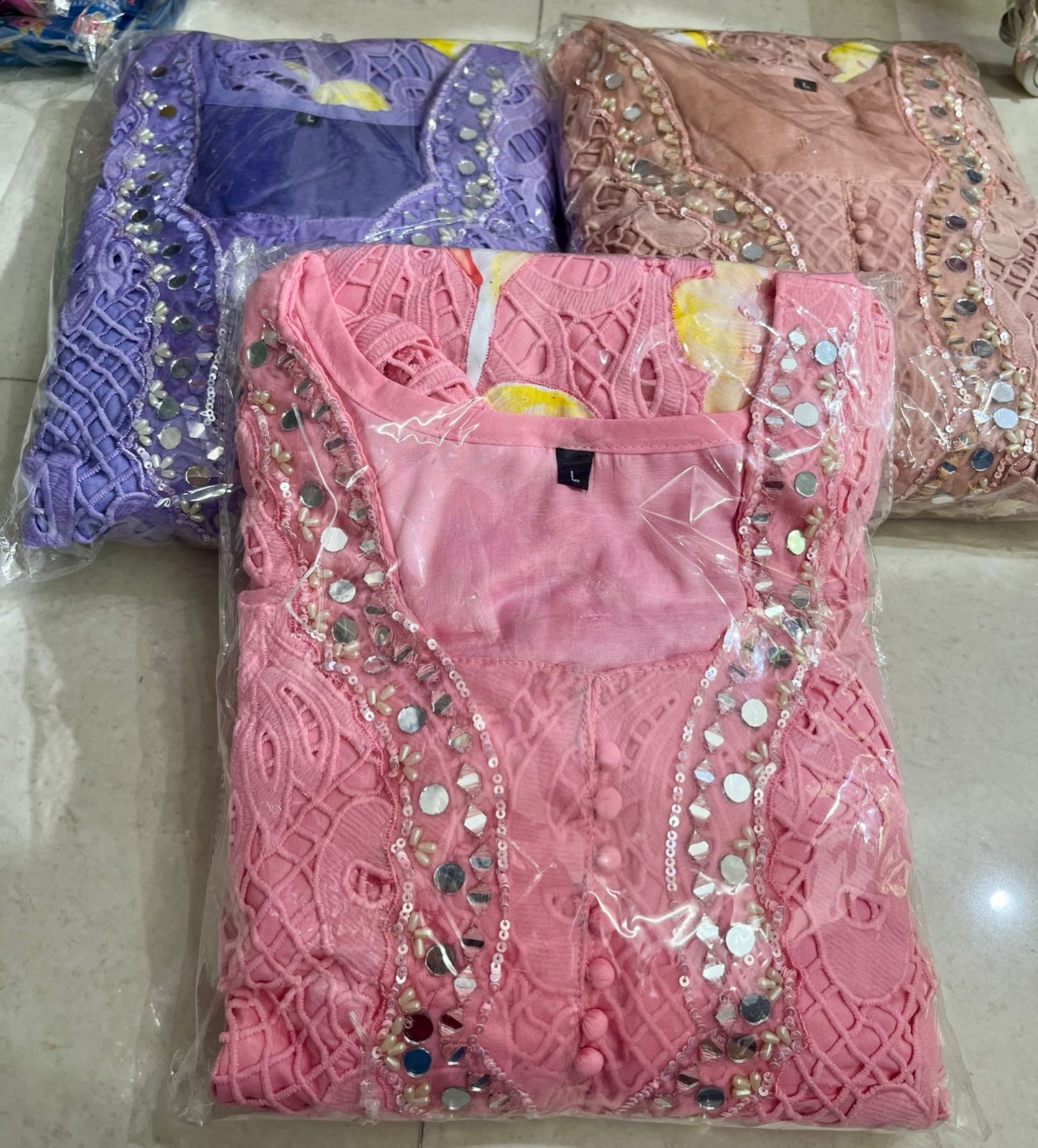 Designer Crochet Suit Set