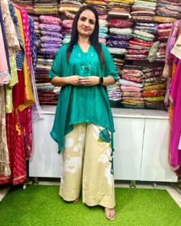 Designer Cotton Silk Coord Set