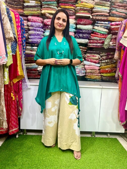 Designer Cotton Silk Coord Set