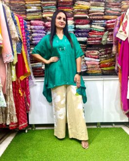 Designer Cotton Silk Coord Set