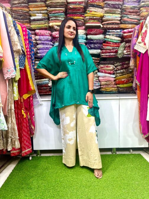 Designer Cotton Silk Coord Set
