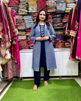 Designer Woollen Three Piece Set