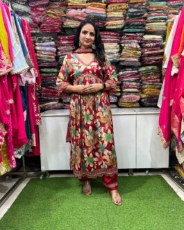 Beautiful Muslin Nyra Cut Suit Set