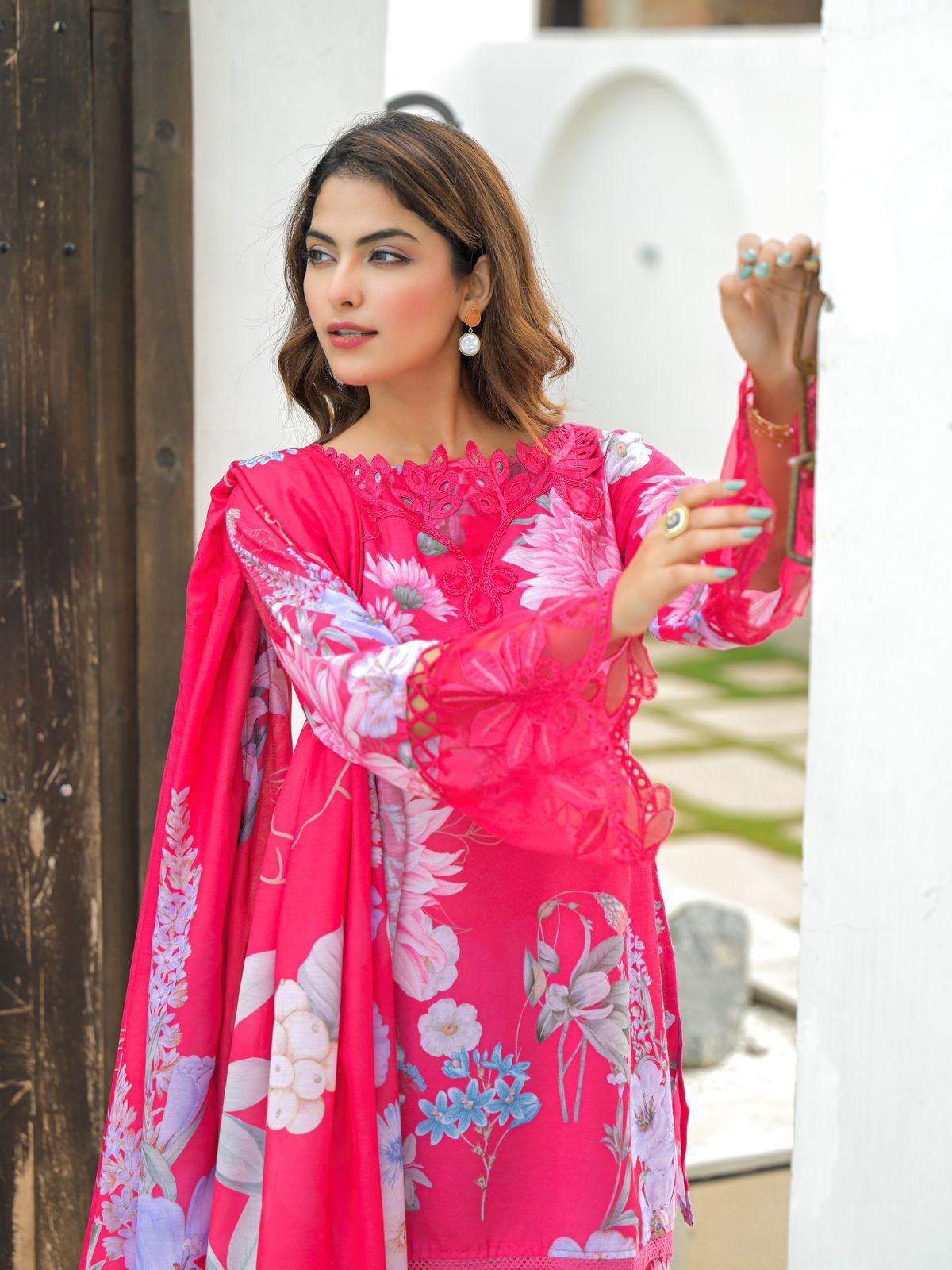 Cotton Farshi Salwar Suit Set - Image 2