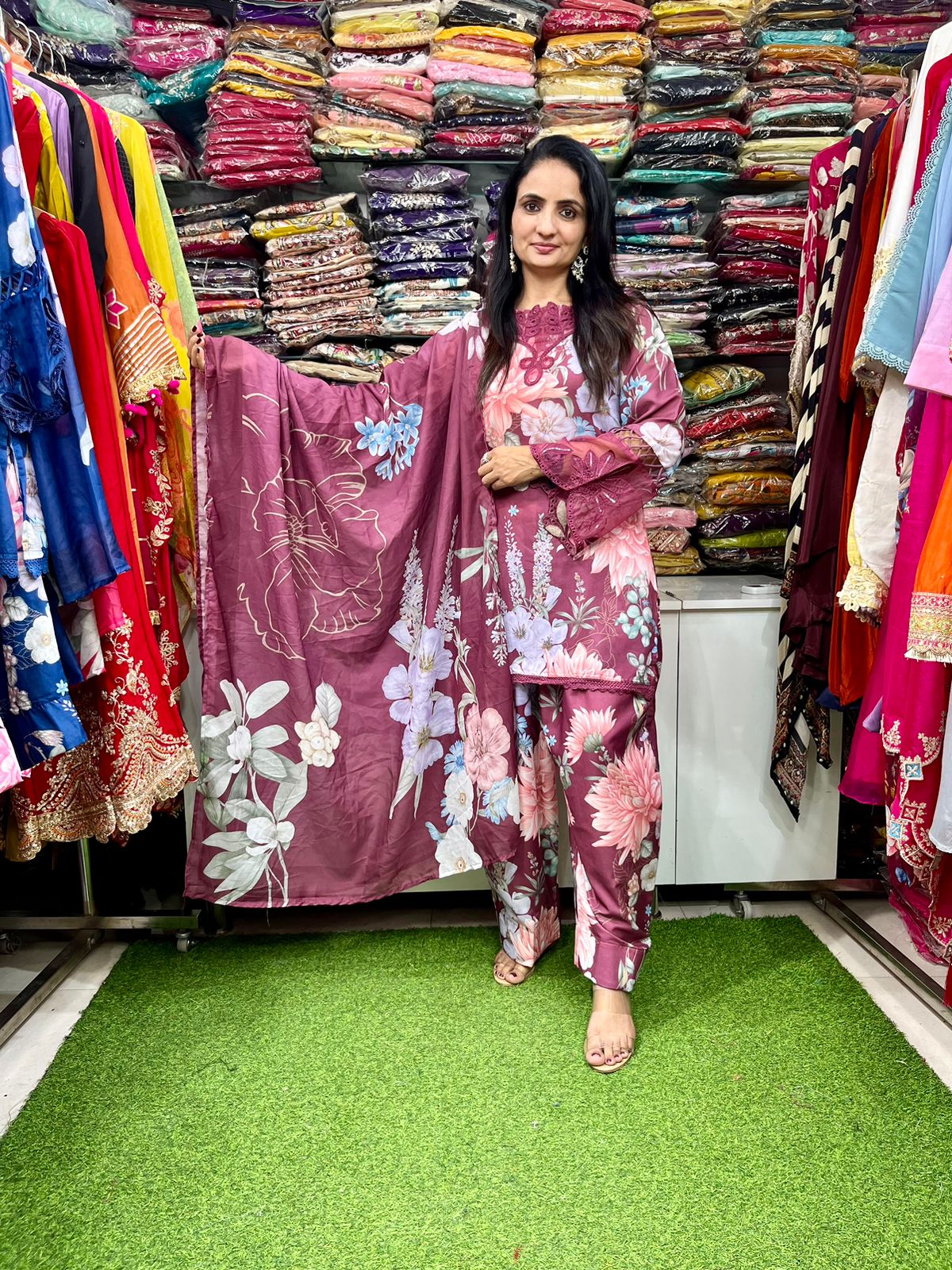 Cotton Farsi Salwar Suit Set