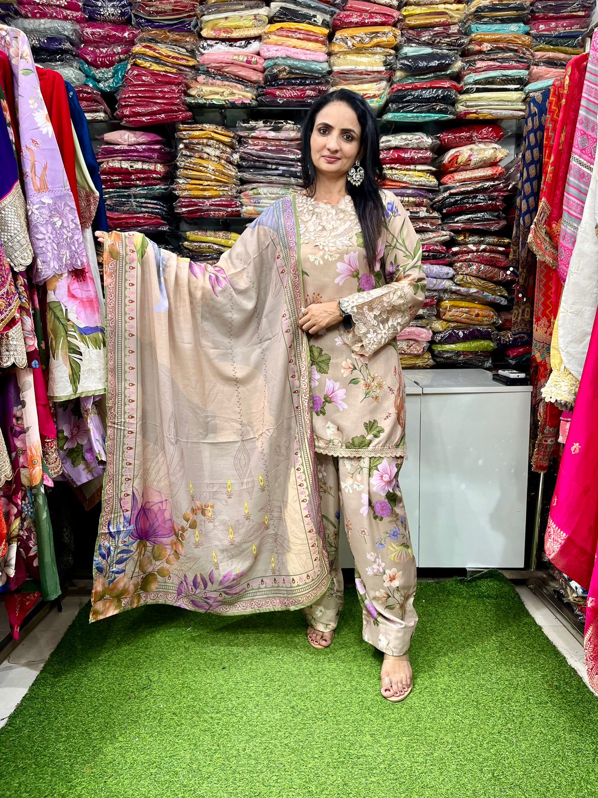 Cotton Farsi Salwar Suit Set