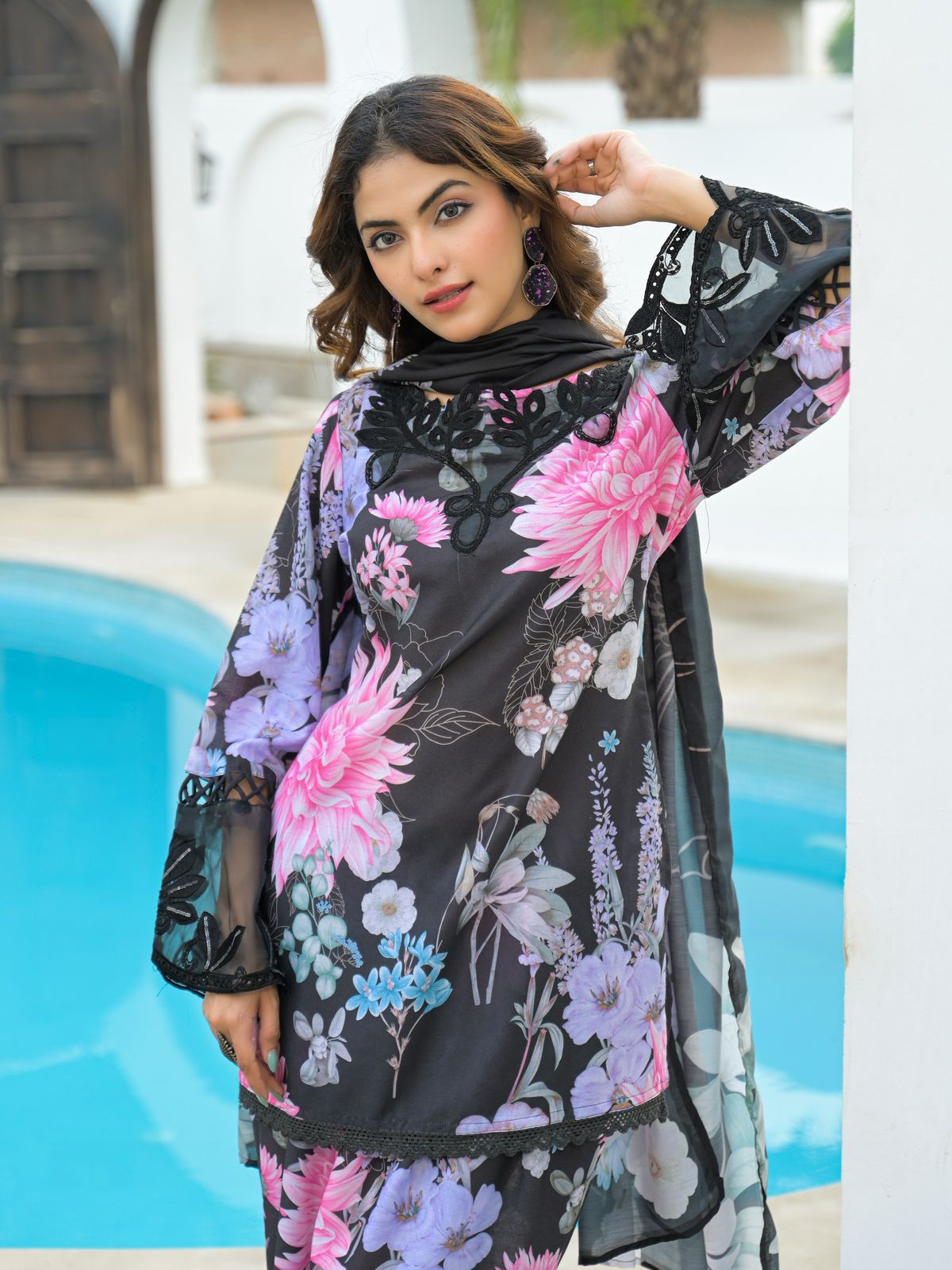 Cotton Farsi Salwar Suit Set - Image 2