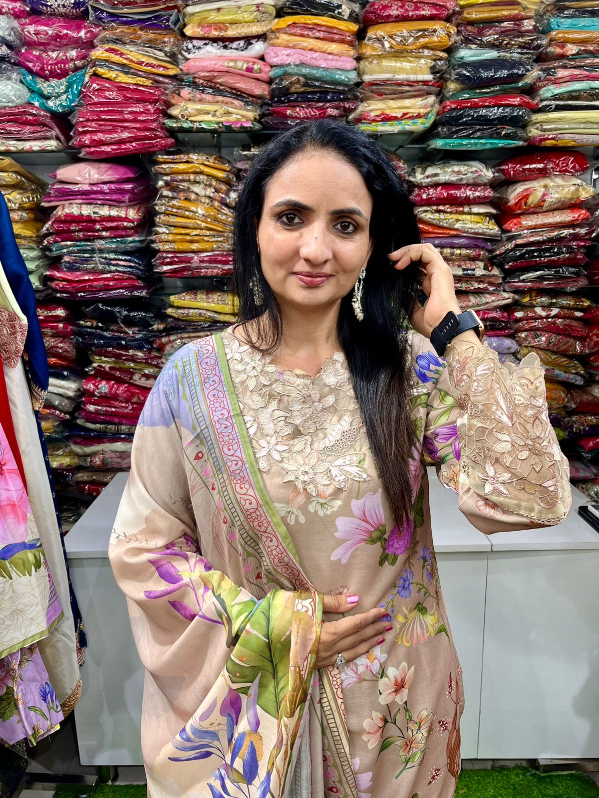 Cotton Farsi Salwar Suit Set - Image 2