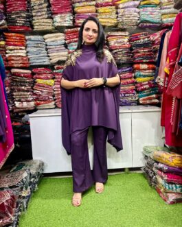 Designer Cape Style Coord Set