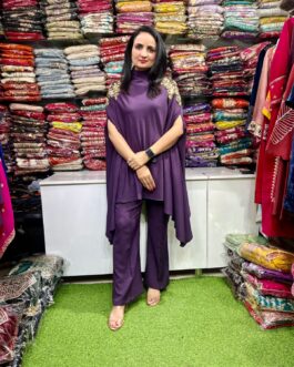 Designer Cape Style Coord Set