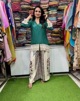 Designer Crape Coord Set