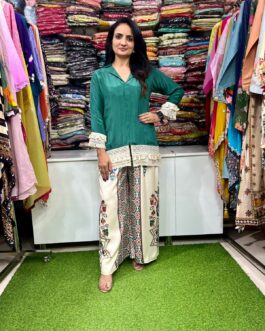 Designer Crape Coord Set