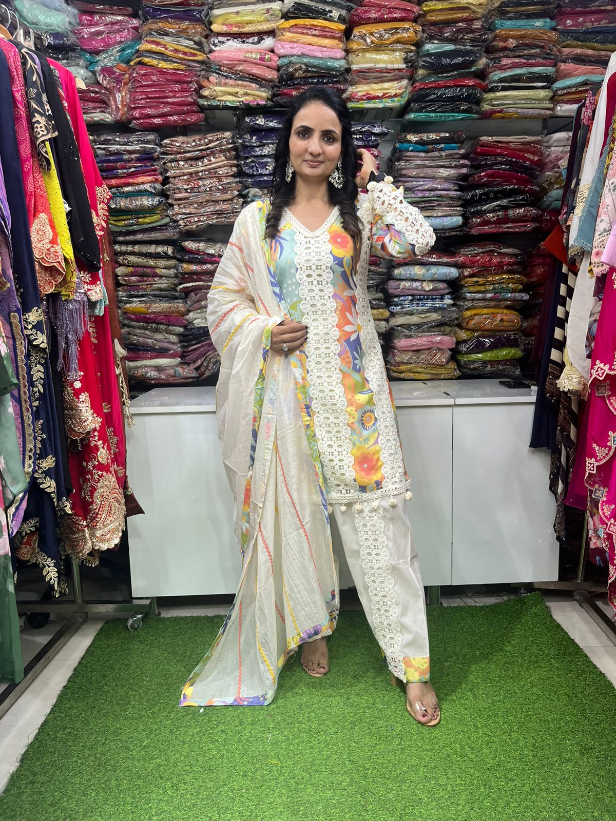 Designer Farshi Salwar Suit Set - Image 7