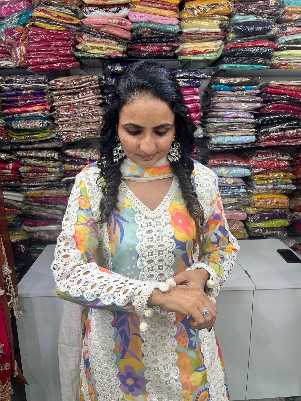 Designer Farshi Salwar Suit Set - Image 4