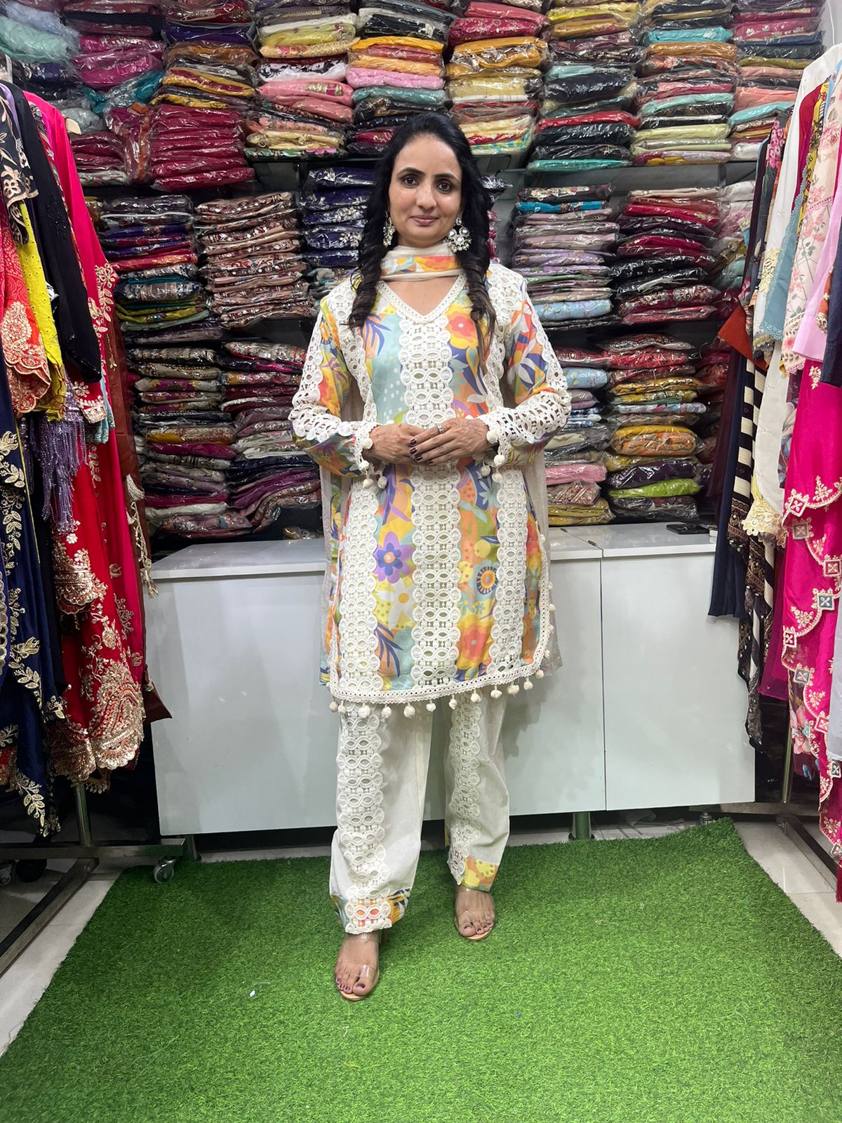 Designer Farshi Salwar Suit Set - Image 6