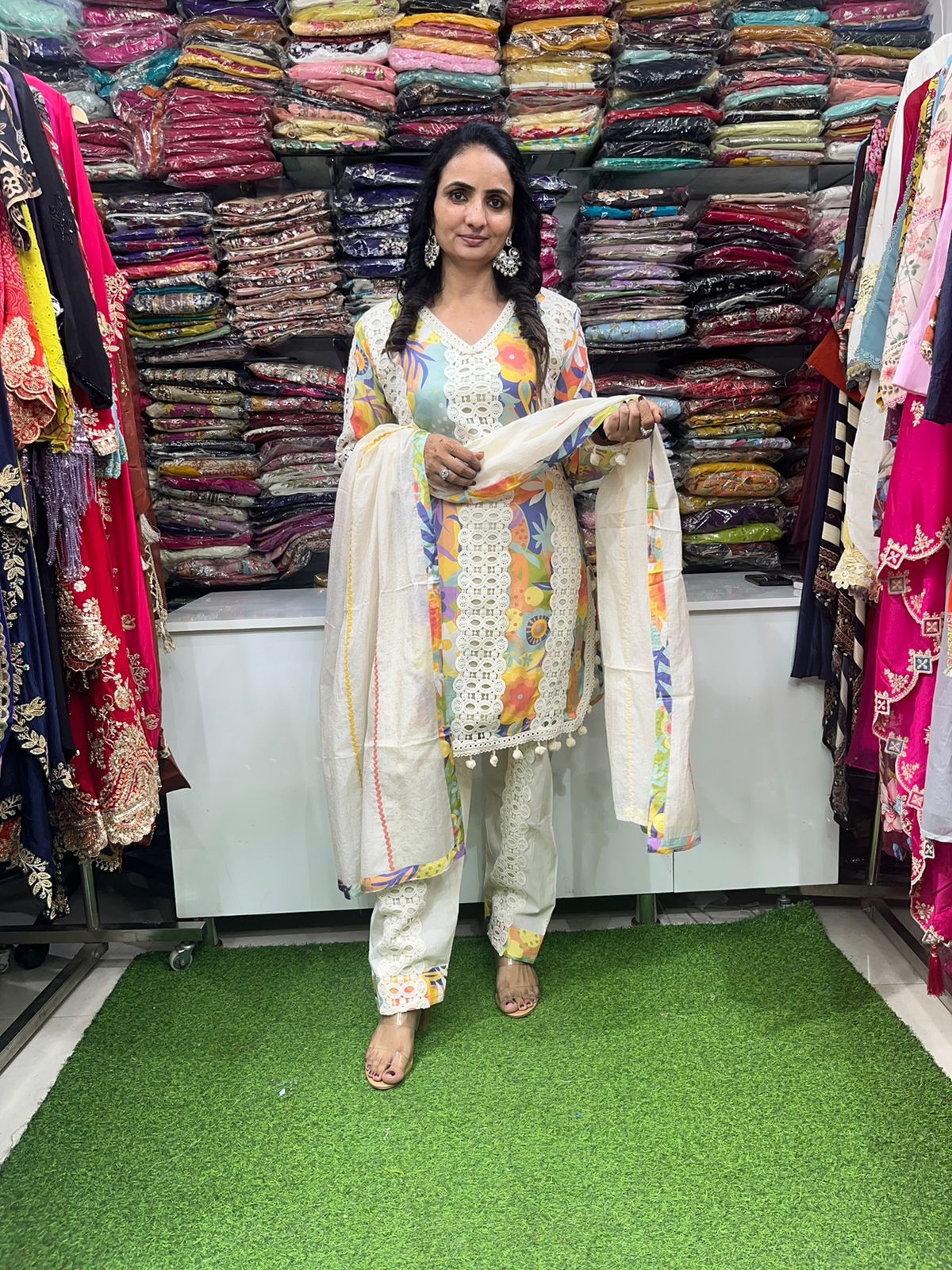 Designer Farshi Salwar Suit Set - Image 5