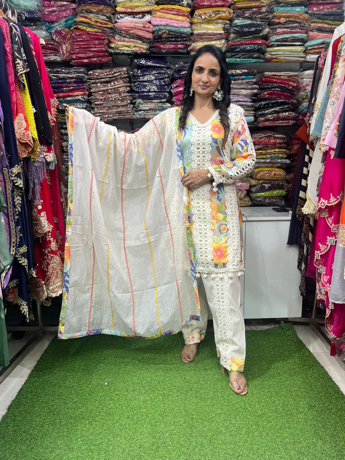 Designer Farshi Salwar Suit Set