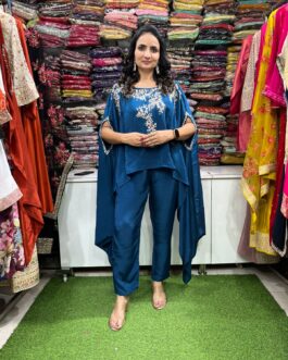 Designer Indo-Western Kaftan Coord  Set