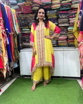 Designer Pure Crape Coord Set