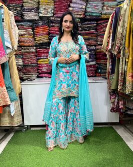 Designer Sharara Suit Set