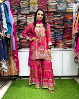 Designer Sharara Suit Set