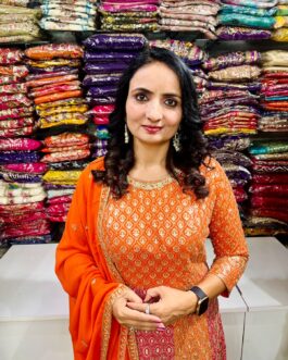 Party Wear Pure Georgette Embroidered Gown