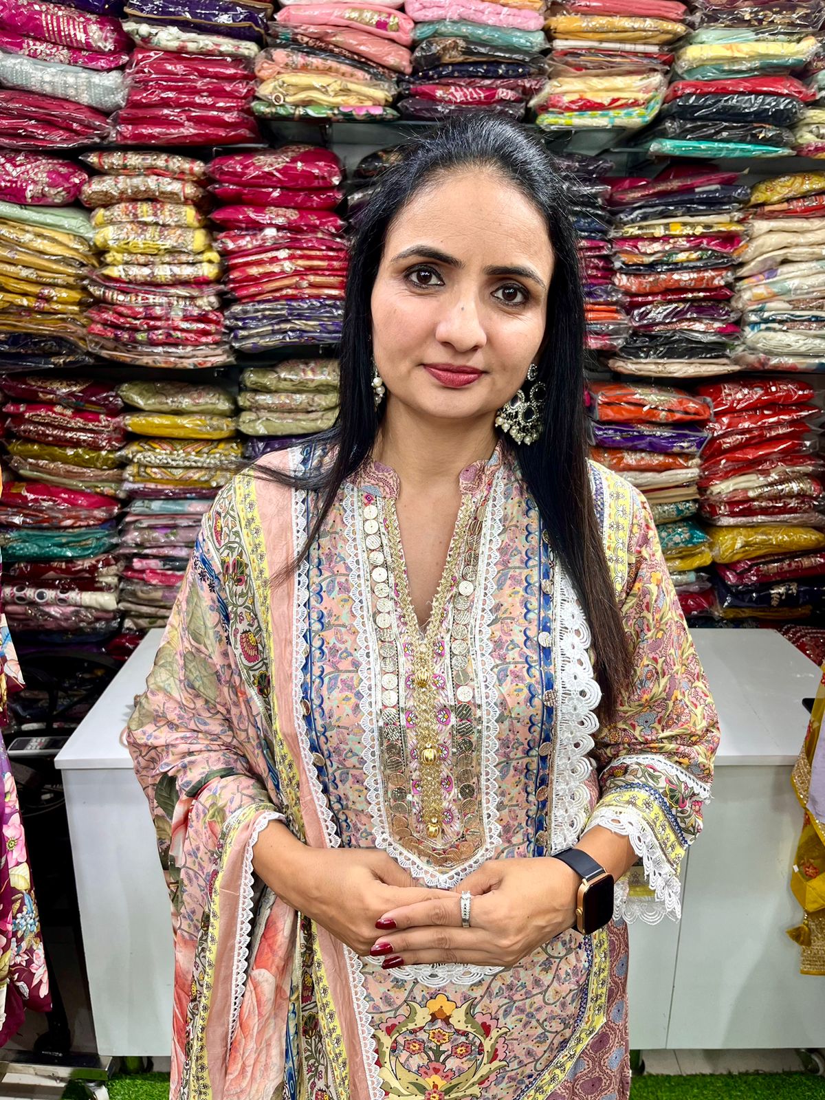 Premium Muslin Designer Suit Set - Image 3