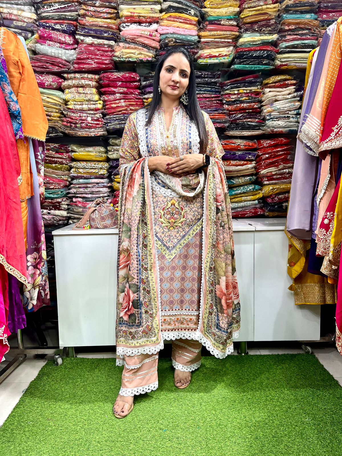 Premium Muslin Designer Suit Set - Image 4