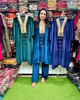 Premium Velvet Designer Coord Set