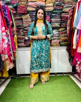 Pure Chinon Party Wear Suit Set