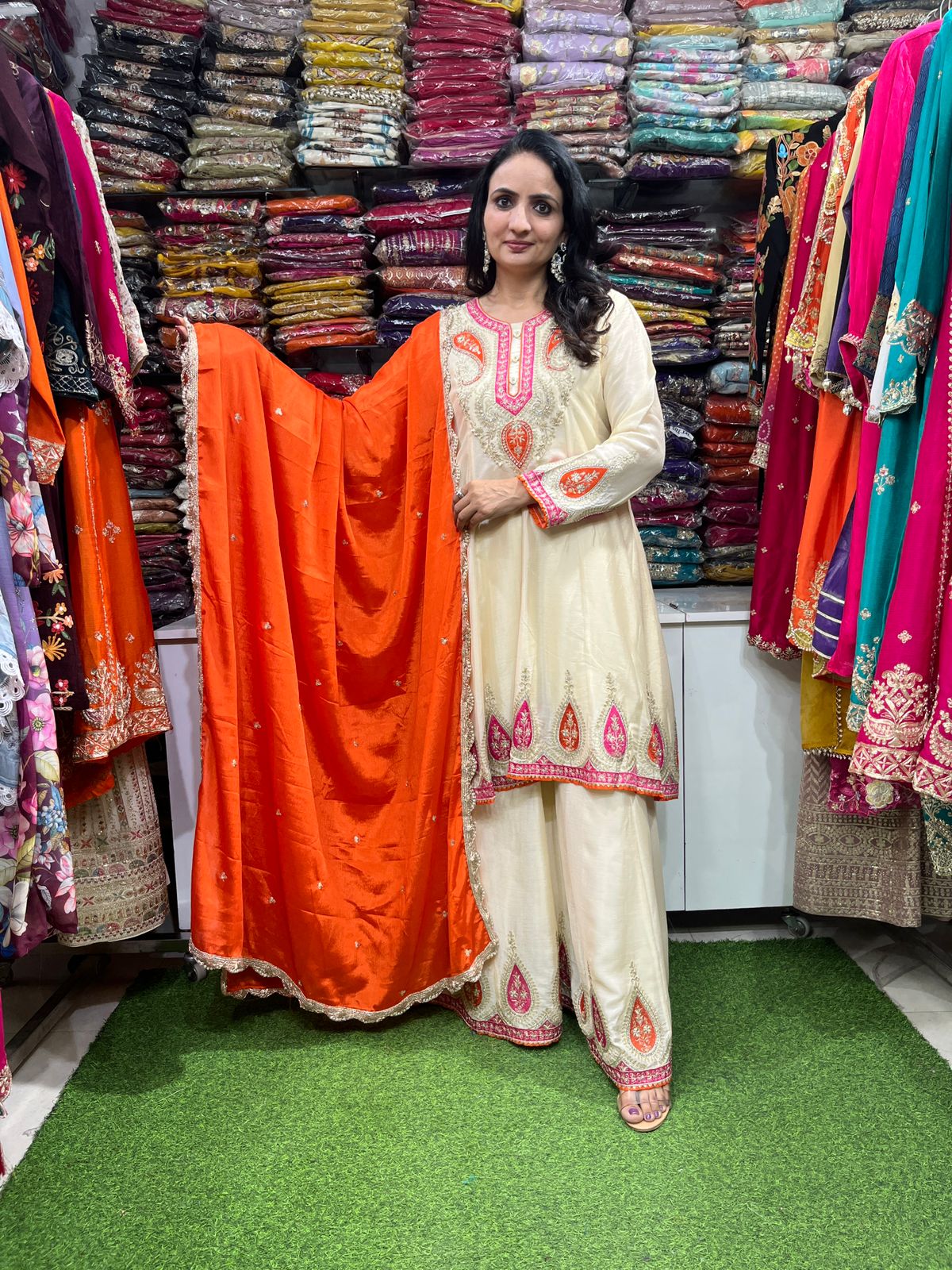 Pure Chinon Peplum Set