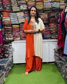 Pure Crape Designer Coord Set