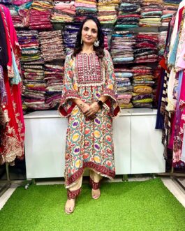 Pure Crape Digital Print Phiran