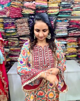 Pure Crape Digital Print Phiran