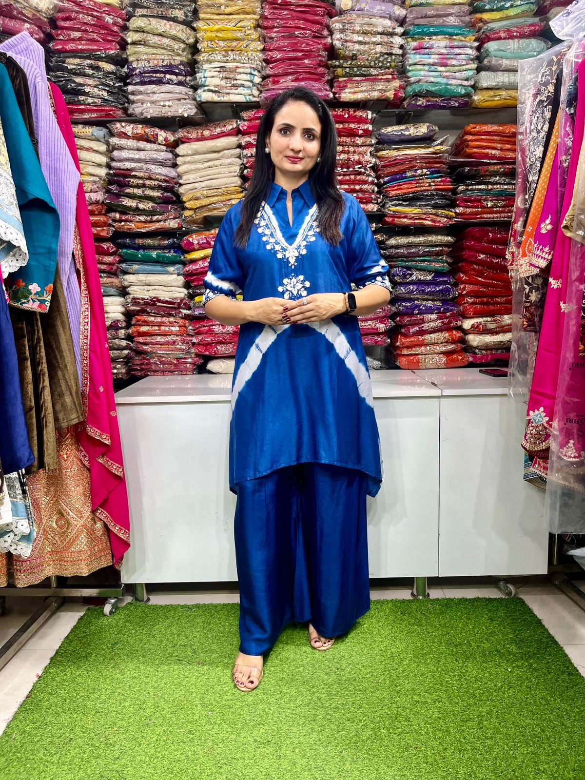 Silk Tye-Dye Coord Set