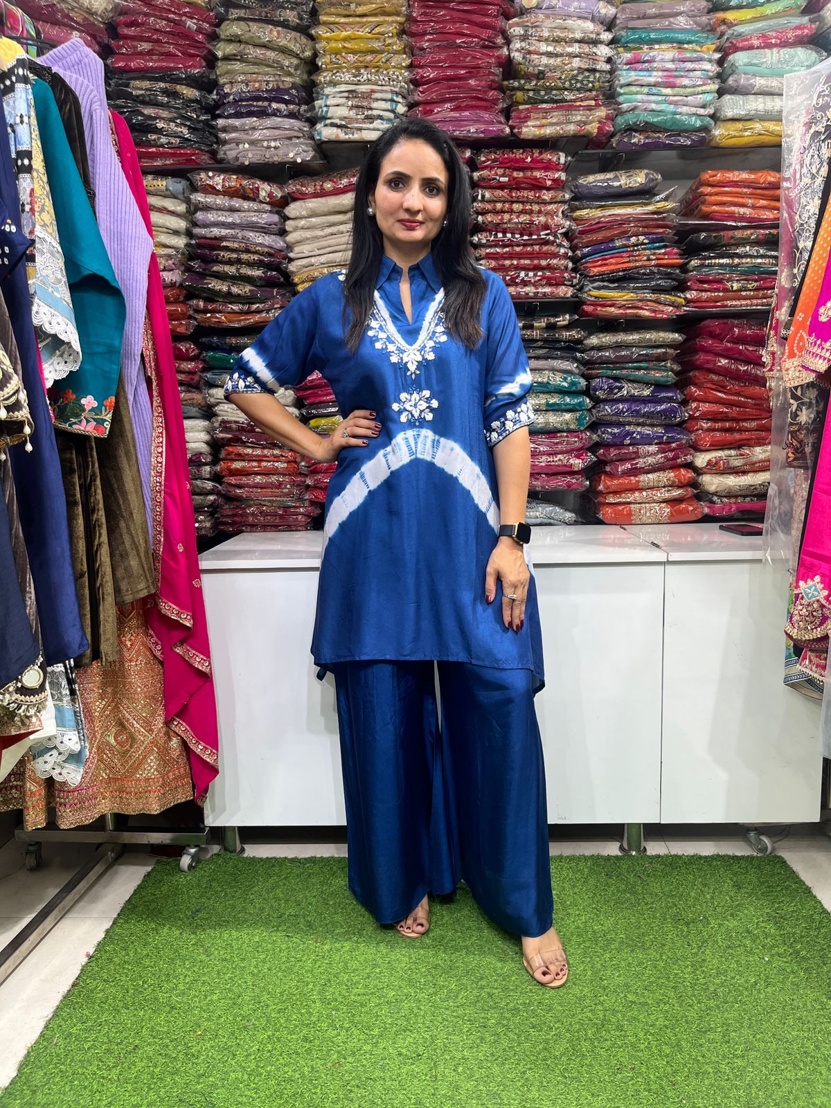 Silk Tye-Dye Coord Set - Image 5