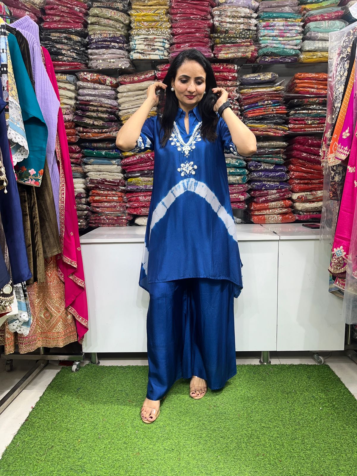 Silk Tye-Dye Coord Set - Image 4