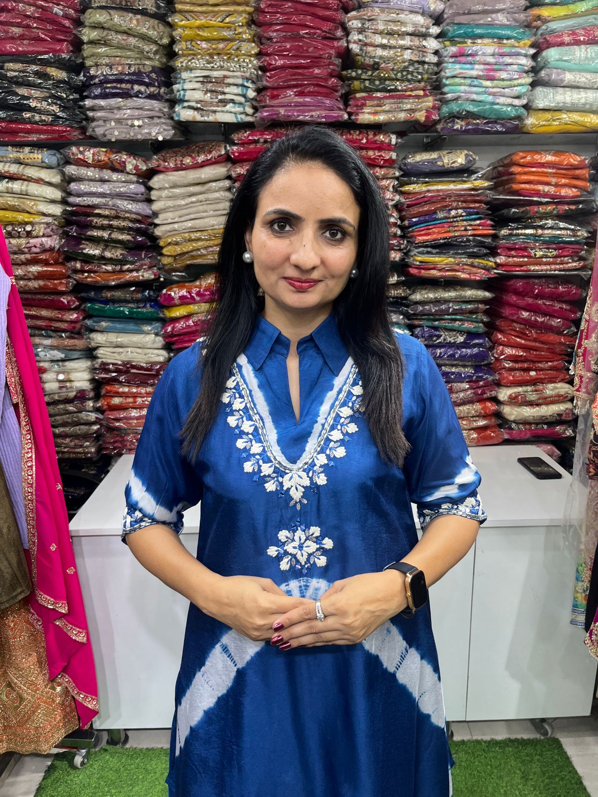 Silk Tye-Dye Coord Set - Image 2