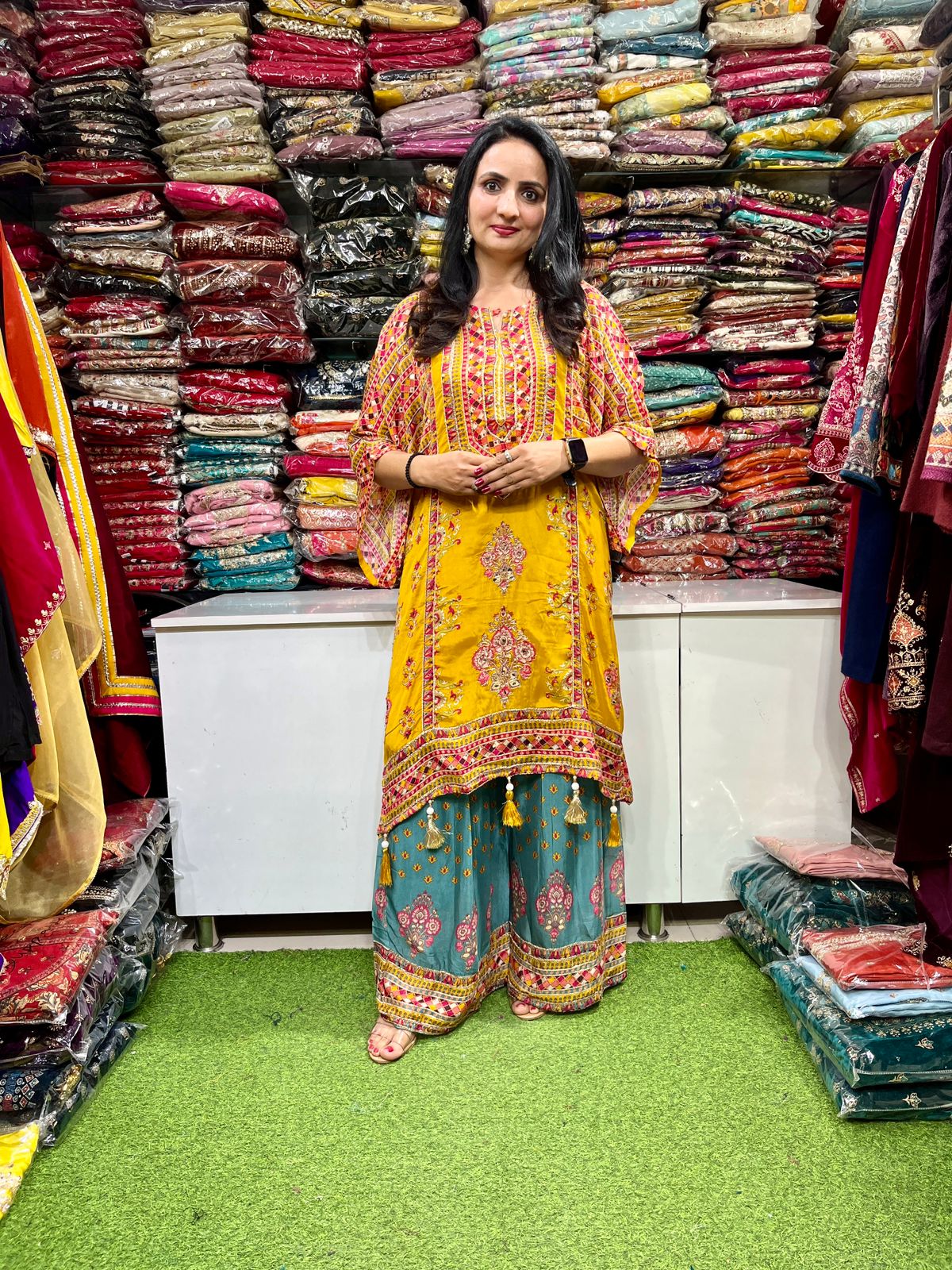 Designer Indo- Western Kaftan Coord Set