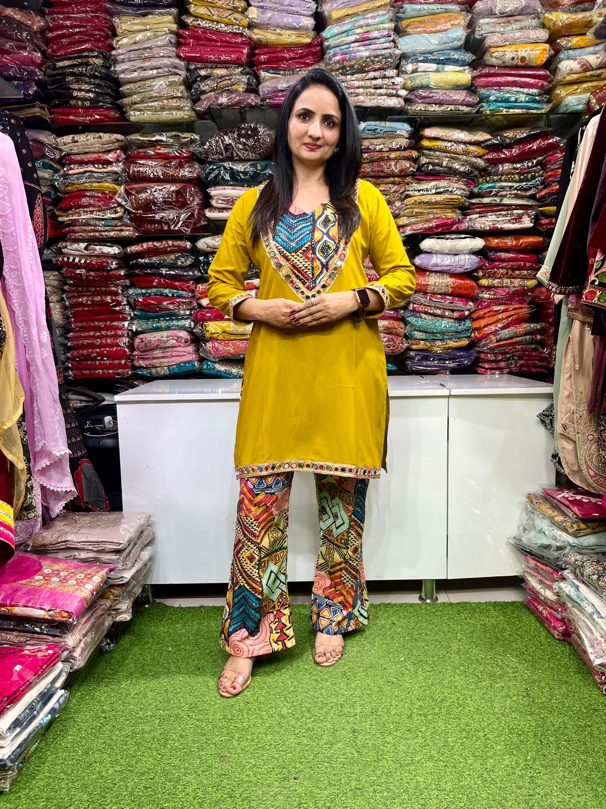 Designer Coord Set with Embroidery